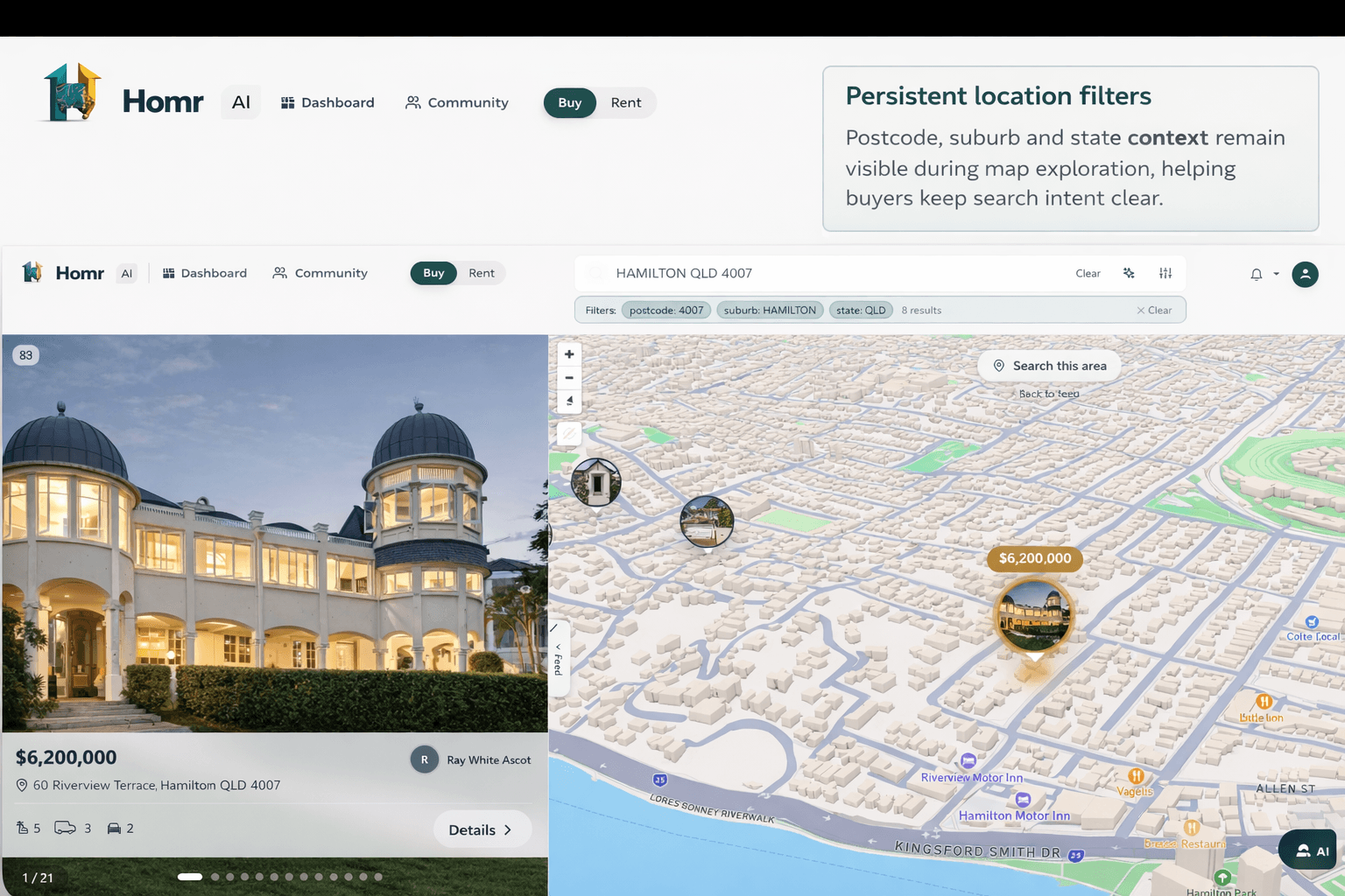 Property search & map